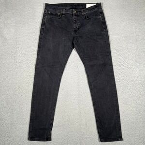 rag & bone Charcoal Skinny Jeans for Men